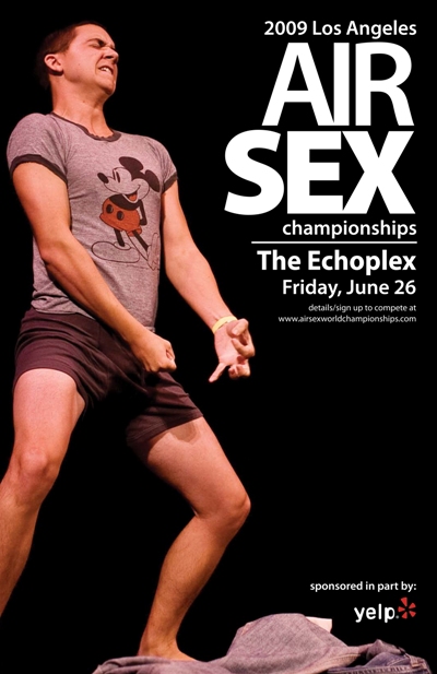 Now, let me introduce you to the Air Sex World Championships. 